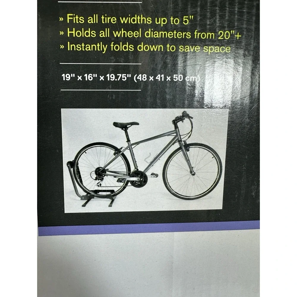 Delta Adjustable Spring Bicycle Floor Stand Rack RS8700 Foldable Space Saver